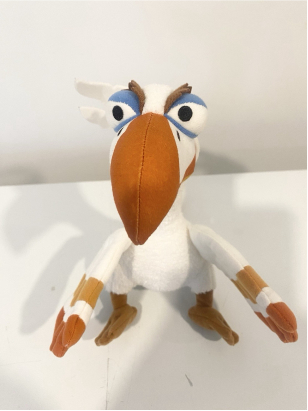 Disney Lion King Broadway Musical Zazu Plush Beanbag Doll Disney Theatrical 9”
